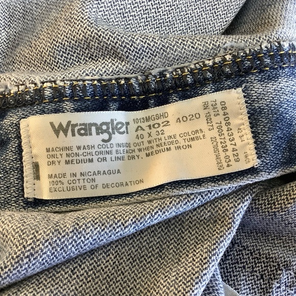 Wrangler  jeans George strait collection size 40X32 - Picture 11 of 11